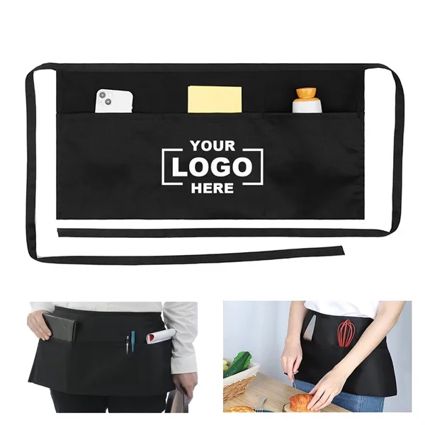 Waitress Waiter Server Short Aprons Waist Apron - Waitress Waiter Server Short Aprons Waist Apron - Image 0 of 4