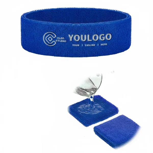 Multicolor Cotton Sports Sweat Absorbing Headband