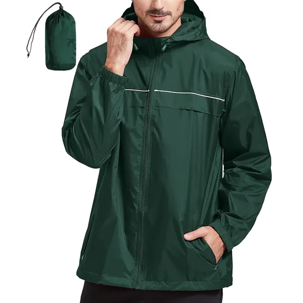 Rain Jacket Men Waterproof Windbreaker - Rain Jacket Men Waterproof Windbreaker - Image 12 of 12