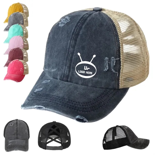 Ponytail Baseball Cap - Ponytail Baseball Cap - Image 0 of 8