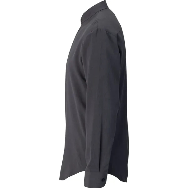 Edwards Flexbatiste Banded Collar Long Sleeve Men's Shirt - Edwards Flexbatiste Banded Collar Long Sleeve Men's Shirt - Image 8 of 10