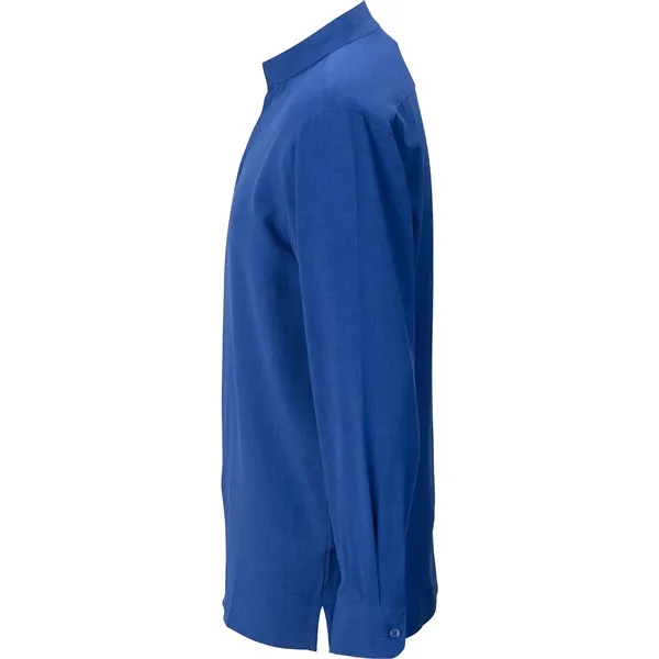 Edwards Flexbatiste Stand Up Collar Long Sleeve Men's Shirt - Edwards Flexbatiste Stand Up Collar Long Sleeve Men's Shirt - Image 14 of 17