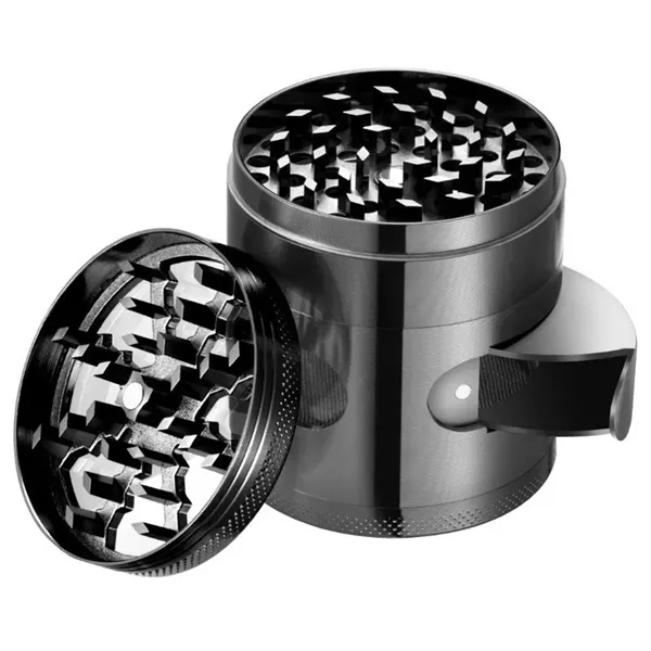 Metal Herb Grinder with special chamber door - Metal Herb Grinder with special chamber door - Image 0 of 4