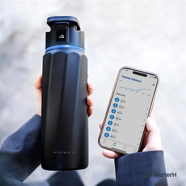 Water H® Boost Chug Lid Smart Bottle - 32oz - Water H® Boost Chug Lid Smart Bottle - 32oz - Image 1 of 13