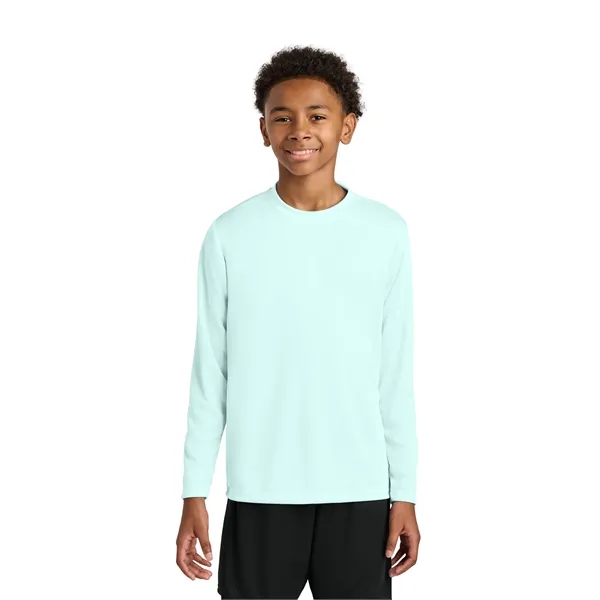A4 Youth Cooling Performance Long Sleeve Tee - A4 Youth Cooling Performance Long Sleeve Tee - Image 15 of 29