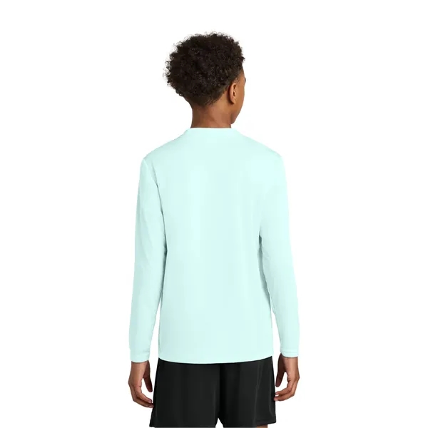 A4 Youth Cooling Performance Long Sleeve Tee - A4 Youth Cooling Performance Long Sleeve Tee - Image 17 of 29
