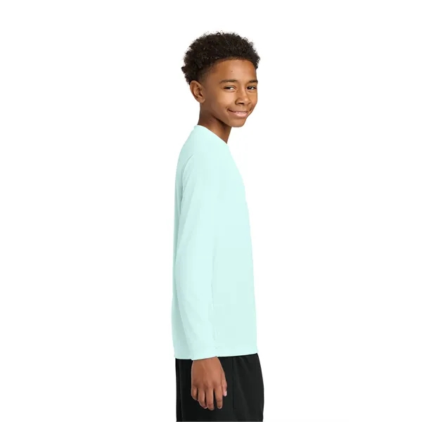A4 Youth Cooling Performance Long Sleeve Tee - A4 Youth Cooling Performance Long Sleeve Tee - Image 19 of 29