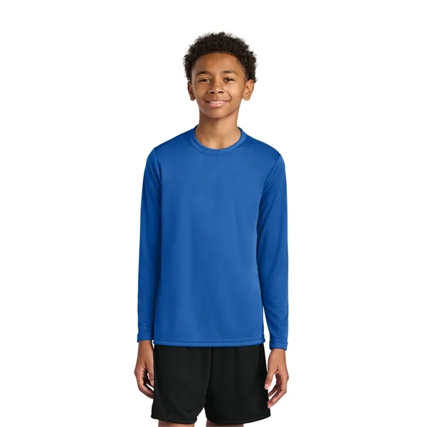 A4 Youth Cooling Performance Long Sleeve Tee - A4 Youth Cooling Performance Long Sleeve Tee - Image 21 of 29