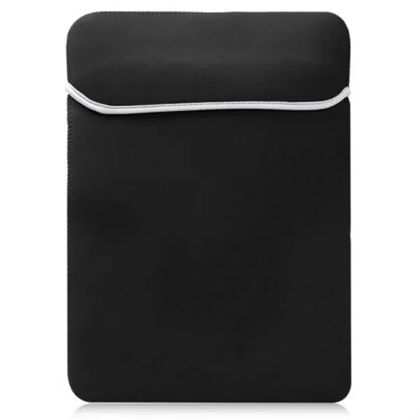 Reversible Laptop Sleeve with Fold-Over Flap - Neoprene - Reversible Laptop Sleeve with Fold-Over Flap - Neoprene - Image 0 of 12