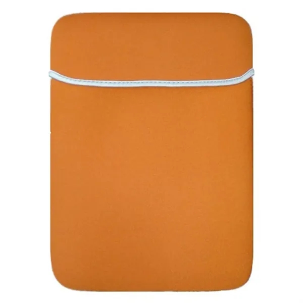 Reversible Laptop Sleeve with Fold-Over Flap - Neoprene - Reversible Laptop Sleeve with Fold-Over Flap - Neoprene - Image 10 of 12