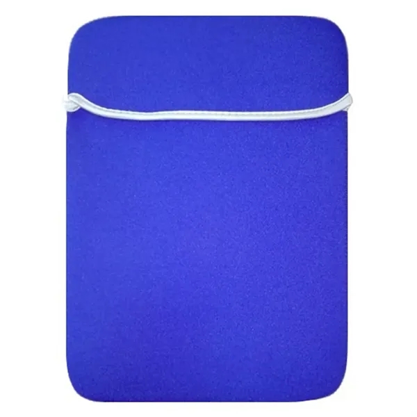 Reversible Laptop Sleeve with Fold-Over Flap - Neoprene - Reversible Laptop Sleeve with Fold-Over Flap - Neoprene - Image 11 of 12