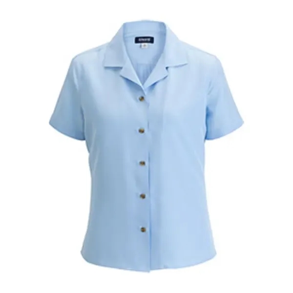 Camp Collar Ladies' Blouse - Camp Collar Ladies' Blouse - Image 1 of 7