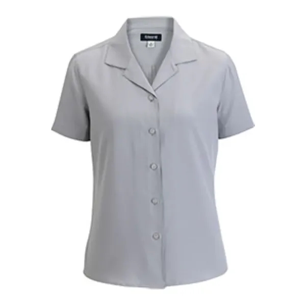 Camp Collar Ladies' Blouse - Camp Collar Ladies' Blouse - Image 7 of 7