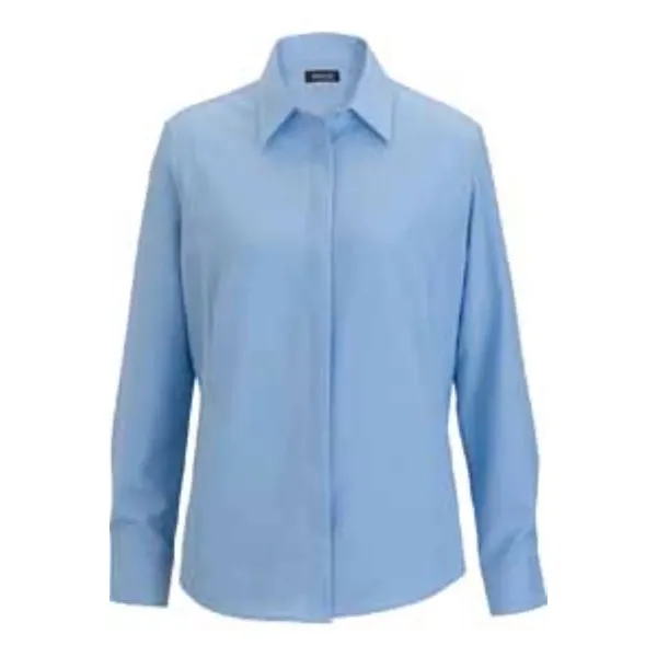 Flexbatiste Cafe Long Sleeve Ladies' Shirt - Flexbatiste Cafe Long Sleeve Ladies' Shirt - Image 1 of 8