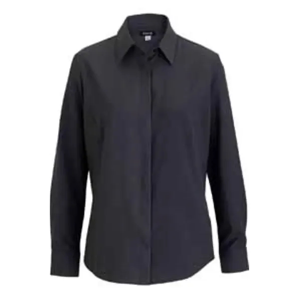 Flexbatiste Cafe Long Sleeve Ladies' Shirt - Flexbatiste Cafe Long Sleeve Ladies' Shirt - Image 4 of 8