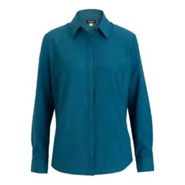 Flexbatiste Cafe Long Sleeve Ladies' Shirt - Flexbatiste Cafe Long Sleeve Ladies' Shirt - Image 6 of 8