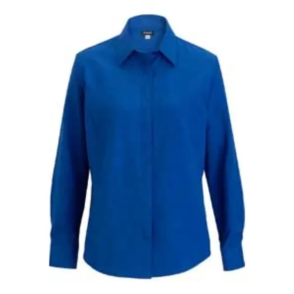 Flexbatiste Cafe Long Sleeve Ladies' Shirt - Flexbatiste Cafe Long Sleeve Ladies' Shirt - Image 7 of 8