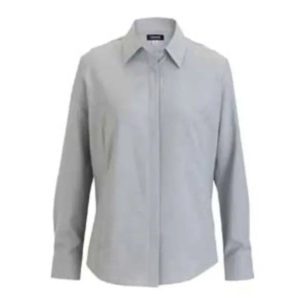 Flexbatiste Cafe Long Sleeve Ladies' Shirt - Flexbatiste Cafe Long Sleeve Ladies' Shirt - Image 8 of 8