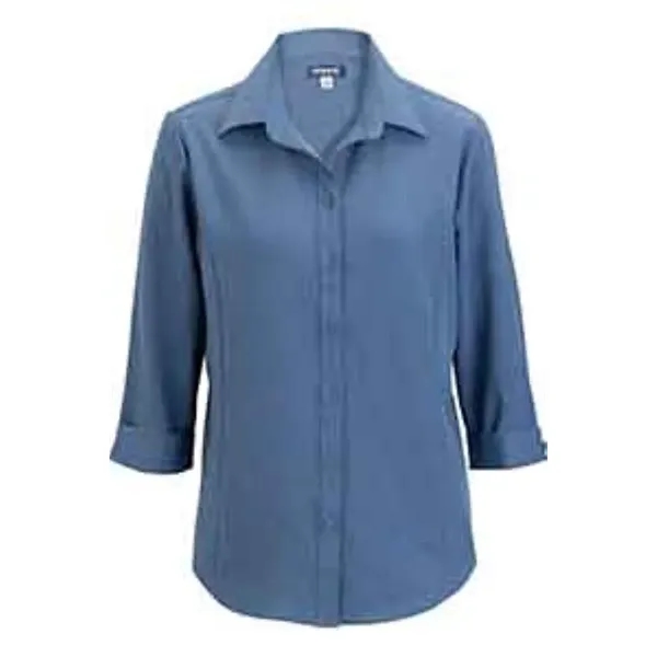 Flexbatiste Three Quarter Sleeve Ladies' Shirt - Flexbatiste Three Quarter Sleeve Ladies' Shirt - Image 4 of 4
