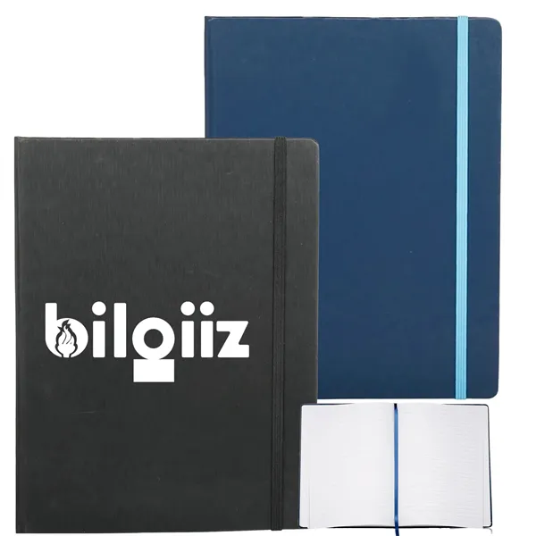 Hardcover Notebook w/ Matching Close strap - Hardcover Notebook w/ Matching Close strap - Image 0 of 4