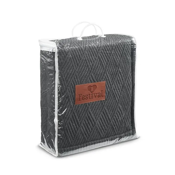 Leeman Trellis Knit Blanket - Leeman Trellis Knit Blanket - Image 1 of 17