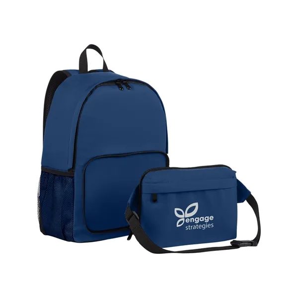 Hampton Eco Friendly 2-in-1 Backpack - Hampton Eco Friendly 2-in-1 Backpack - Image 5 of 11