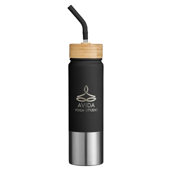econscious Playa 24 oz Stainless Steel Tumbler With Bambo... - econscious Playa 24 oz Stainless Steel Tumbler With Bambo... - Image 1 of 11