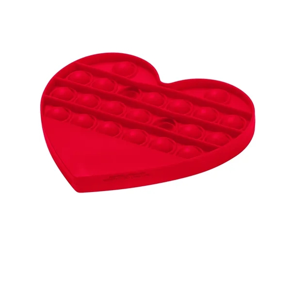 Push Pop Bubble Heart Shape Fidget Sensory Toy - Push Pop Bubble Heart Shape Fidget Sensory Toy - Image 2 of 11