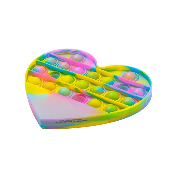 Push Pop Bubble Heart Shape Fidget Sensory Toy - Push Pop Bubble Heart Shape Fidget Sensory Toy - Image 6 of 11
