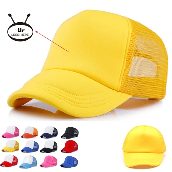 Short Brim Mesh Back Baseball Cap - Short Brim Mesh Back Baseball Cap - Image 0 of 13