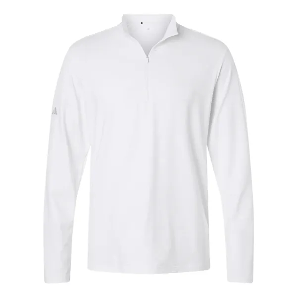 Adidas Men's Textured Stripe Quarter-Zip Pullover - Adidas Men's Textured Stripe Quarter-Zip Pullover - Image 3 of 4