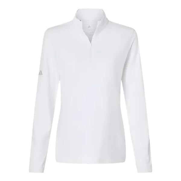 Adidas Women's Textured Stripe Quarter-Zip Pullover - Adidas Women's Textured Stripe Quarter-Zip Pullover - Image 5 of 6
