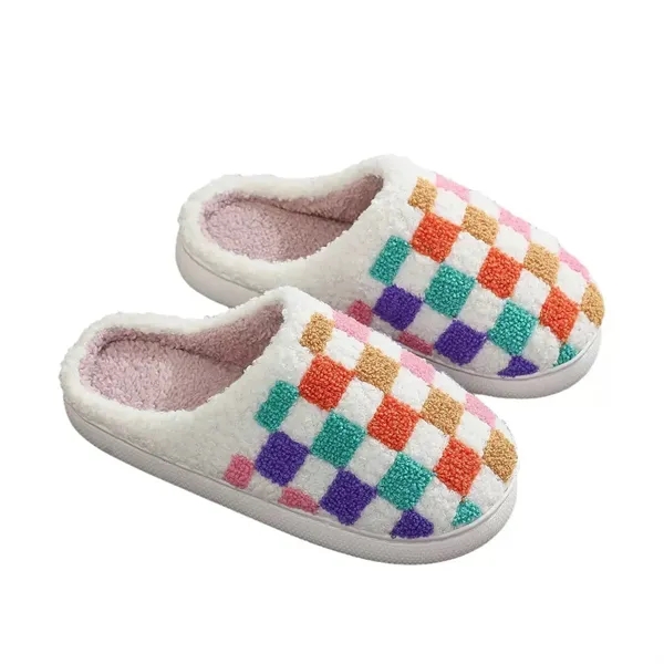 Soft Plush Fuzzy Winter Holiday Slippers - Soft Plush Fuzzy Winter Holiday Slippers - Image 1 of 11
