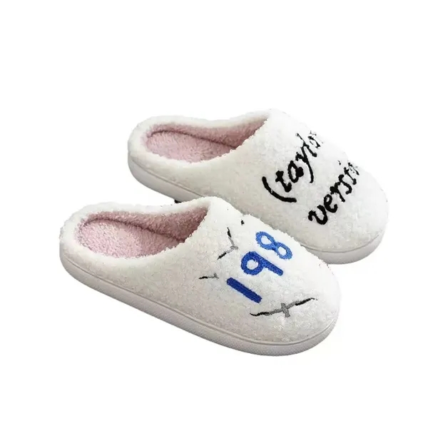 Soft Plush Fuzzy Winter Holiday Slippers - Soft Plush Fuzzy Winter Holiday Slippers - Image 2 of 11