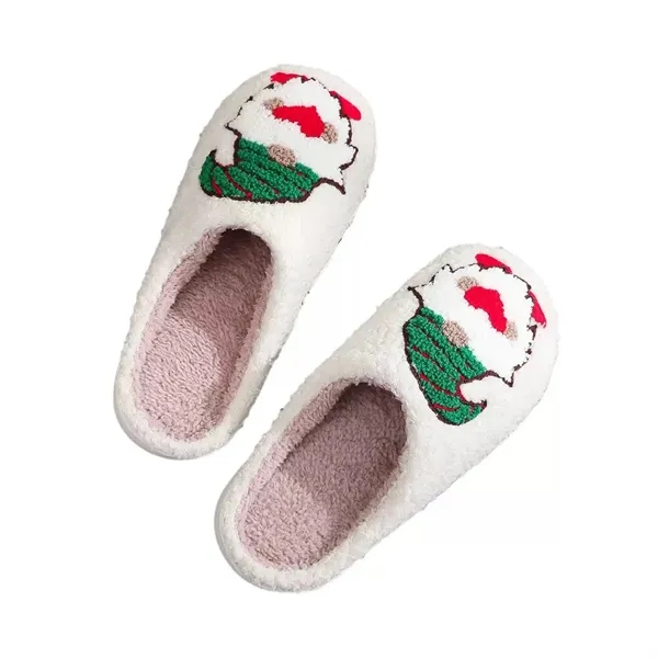 Soft Plush Fuzzy Winter Holiday Slippers - Soft Plush Fuzzy Winter Holiday Slippers - Image 11 of 11
