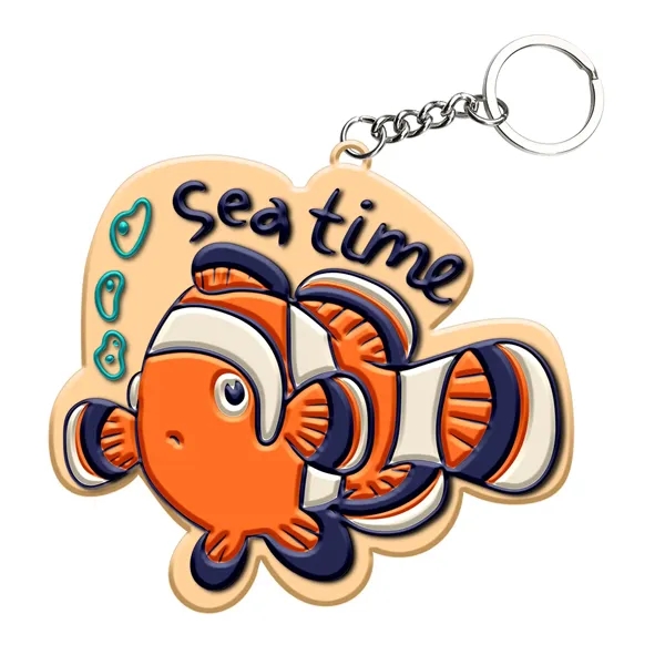 PVC Custom Keychain - 2D One Sided Design - PVC Custom Keychain - 2D One Sided Design - Image 0 of 1