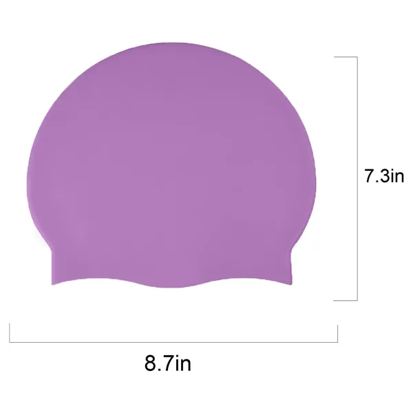 Unisex Silicone Swimming Cap - Unisex Silicone Swimming Cap - Image 1 of 5