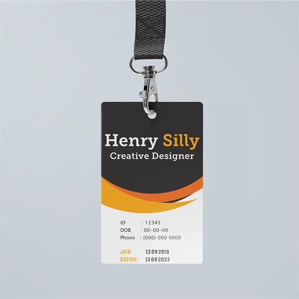 Full Color 3.375"H x 2.125"W PVC Card - Full Color 3.375"H x 2.125"W PVC Card - Image 0 of 2