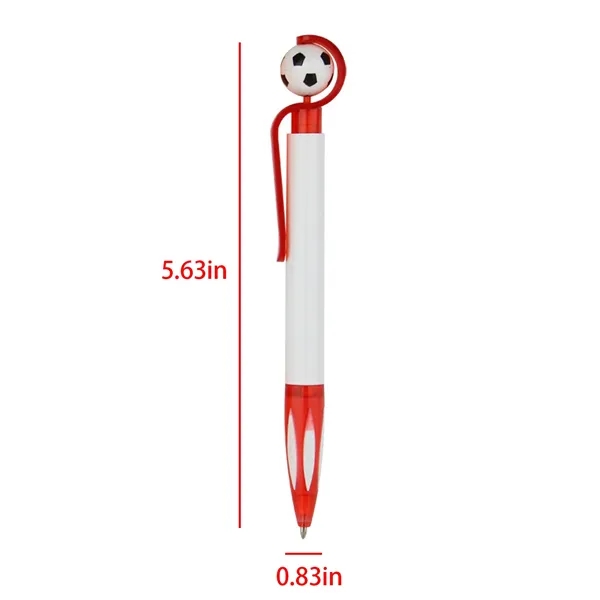 Rotating Soccer Shape Ballpoint Pens - Rotating Soccer Shape Ballpoint Pens - Image 1 of 4