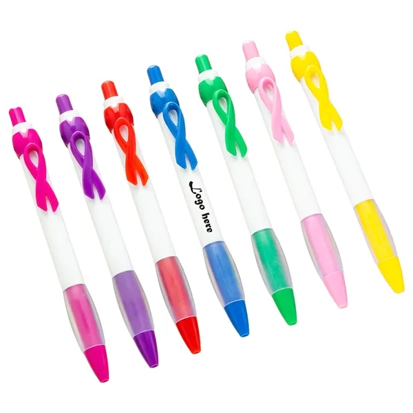 Breast Cancer Awareness Ribbon Pen - Breast Cancer Awareness Ribbon Pen - Image 0 of 2
