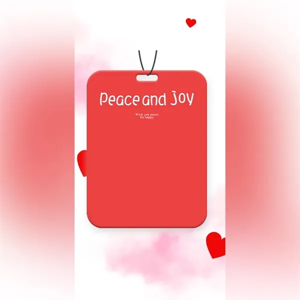 Car Air Freshener Double-Sided Print Custom Logo Colors - Car Air Freshener Double-Sided Print Custom Logo Colors - Image 5 of 5