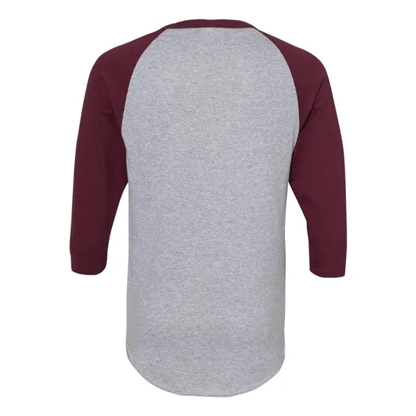 Augusta Sportswear Unisex Three-Quarter Raglan Sleeve Bas... - Augusta Sportswear Unisex Three-Quarter Raglan Sleeve Bas... - Image 6 of 29