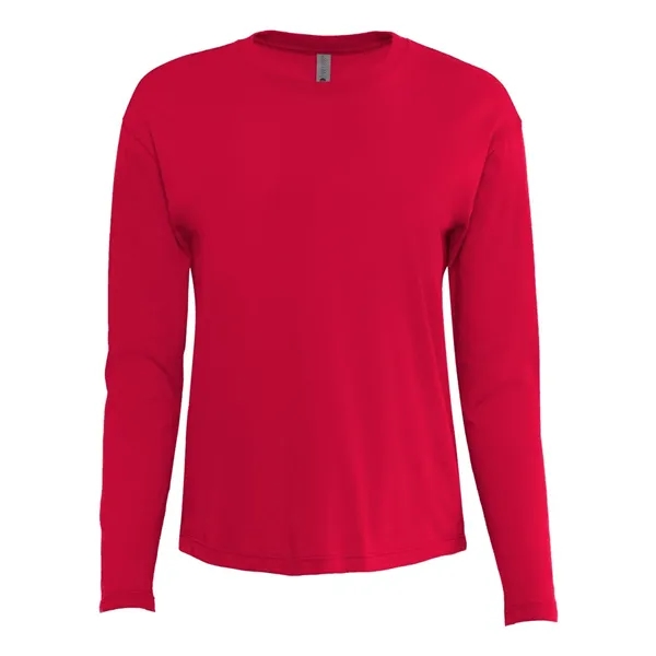 Next Level Women's Cotton Relaxed Long Sleeve T-Shirt - Next Level Women's Cotton Relaxed Long Sleeve T-Shirt - Image 9 of 12