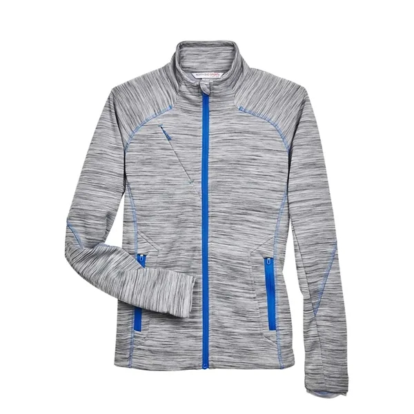 North End Women's Melange Performance Shirt - North End Women's Melange Performance Shirt - Image 9 of 10