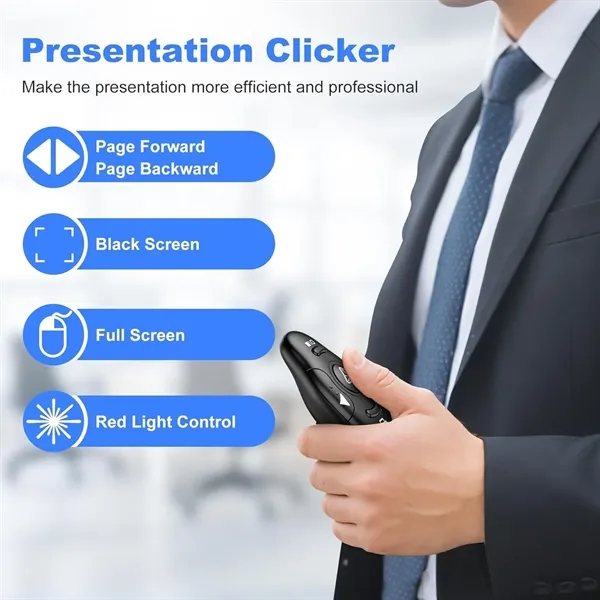 Wireless PowerPoint Presentation ClickerWireless PowerPoint - Wireless PowerPoint Presentation ClickerWireless PowerPoint - Image 2 of 6