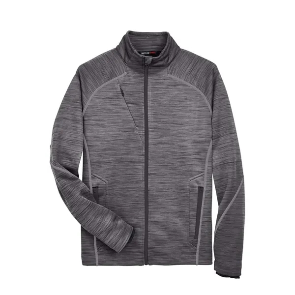 North End Men's Melange Performance Shirt - North End Men's Melange Performance Shirt - Image 3 of 10