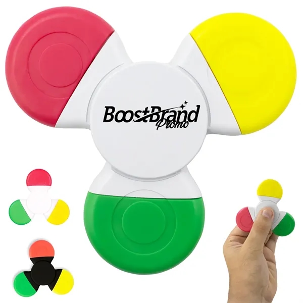 Fidget Spinner Highlighter Pen Set - Fidget Spinner Highlighter Pen Set - Image 0 of 5