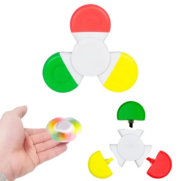 Fidget Spinner Highlighter Pen Set - Fidget Spinner Highlighter Pen Set - Image 5 of 5
