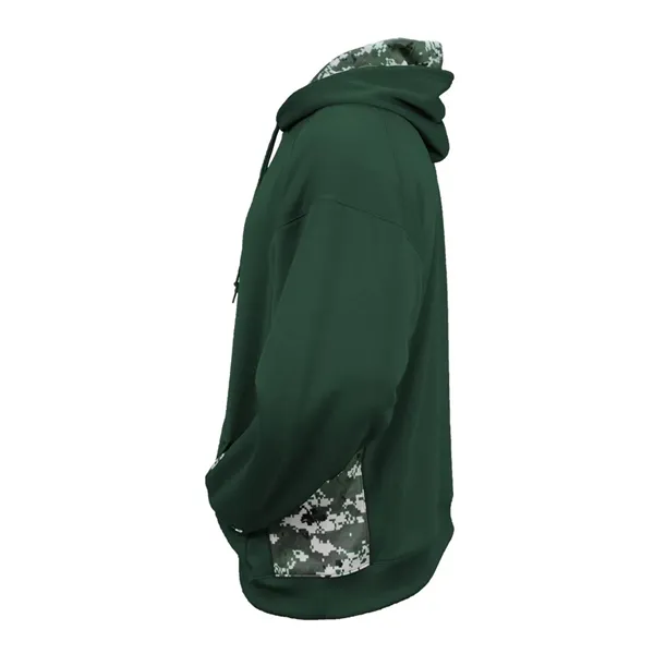 Badger Men's Digital Camo Colorblock Performance Fleece H... - Badger Men's Digital Camo Colorblock Performance Fleece H... - Image 14 of 39