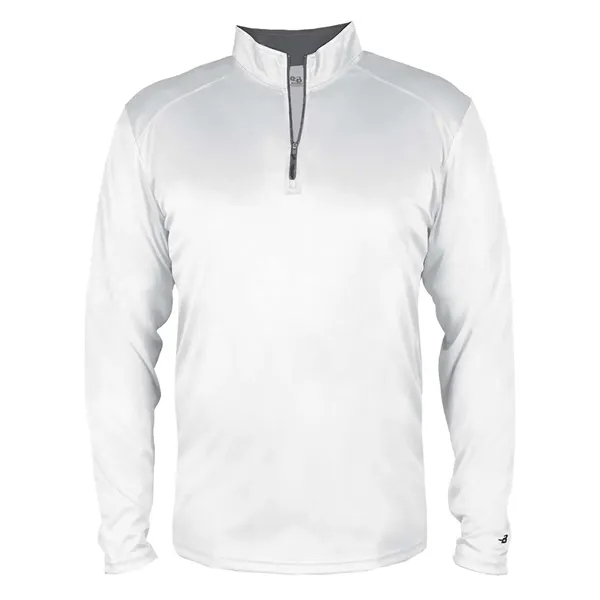 Badger Youth B-Core Quarter-Zip Pullover - Badger Youth B-Core Quarter-Zip Pullover - Image 27 of 28